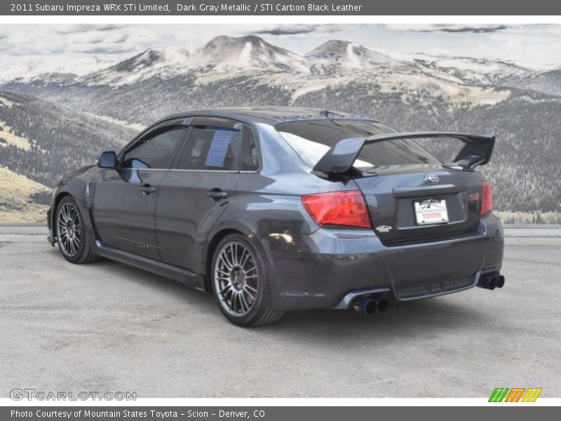 Dark Gray Metallic / STI Carbon Black Leather 2011 Subaru Impreza WRX STi Limited