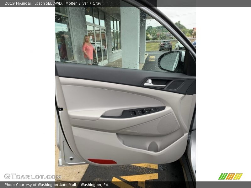 Molten Silver / Gray 2019 Hyundai Tucson SEL AWD