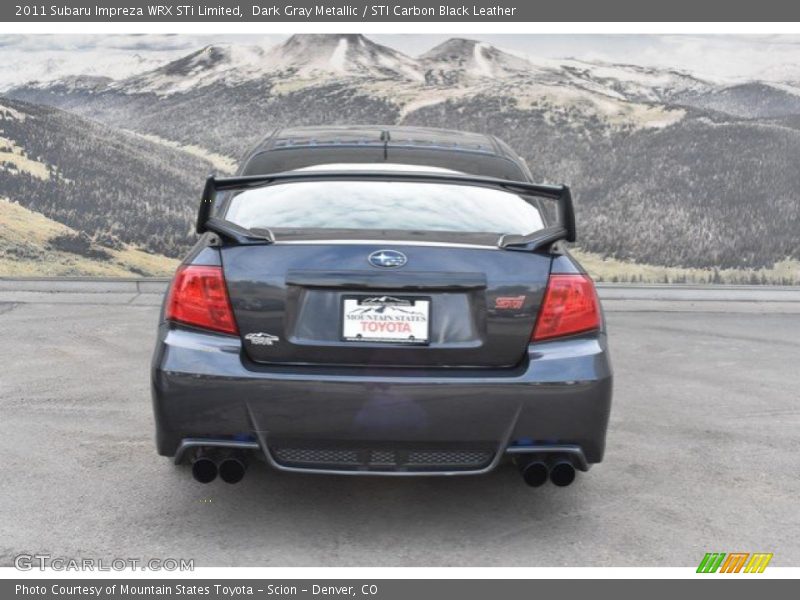 Dark Gray Metallic / STI Carbon Black Leather 2011 Subaru Impreza WRX STi Limited