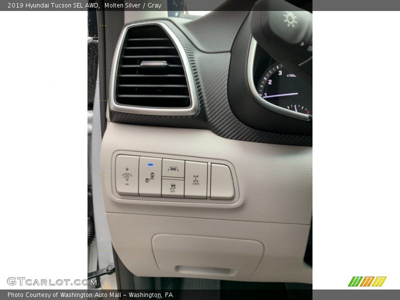 Molten Silver / Gray 2019 Hyundai Tucson SEL AWD