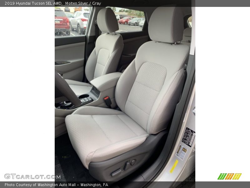 Molten Silver / Gray 2019 Hyundai Tucson SEL AWD
