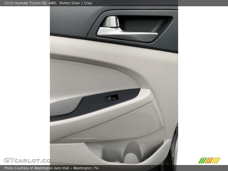 Molten Silver / Gray 2019 Hyundai Tucson SEL AWD