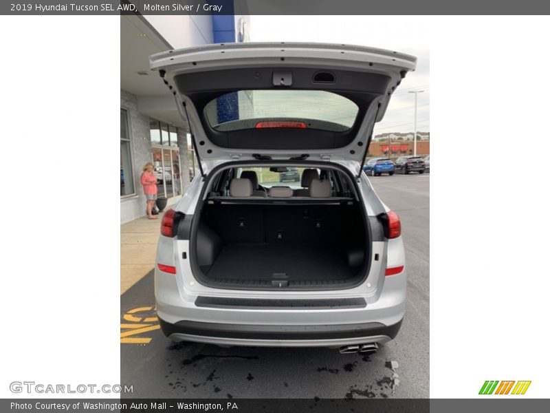 Molten Silver / Gray 2019 Hyundai Tucson SEL AWD