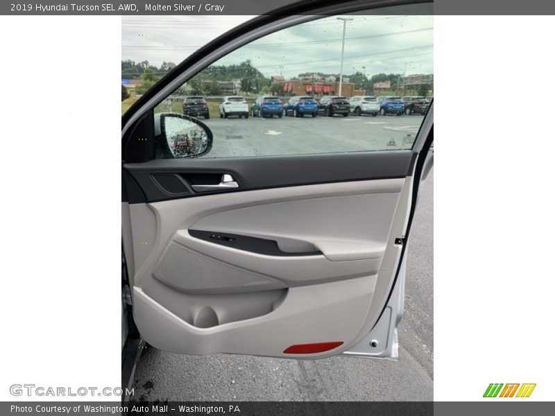 Molten Silver / Gray 2019 Hyundai Tucson SEL AWD