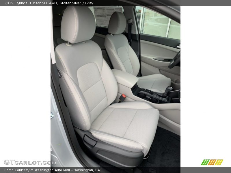 Molten Silver / Gray 2019 Hyundai Tucson SEL AWD