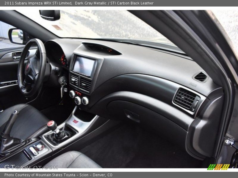 Dark Gray Metallic / STI Carbon Black Leather 2011 Subaru Impreza WRX STi Limited