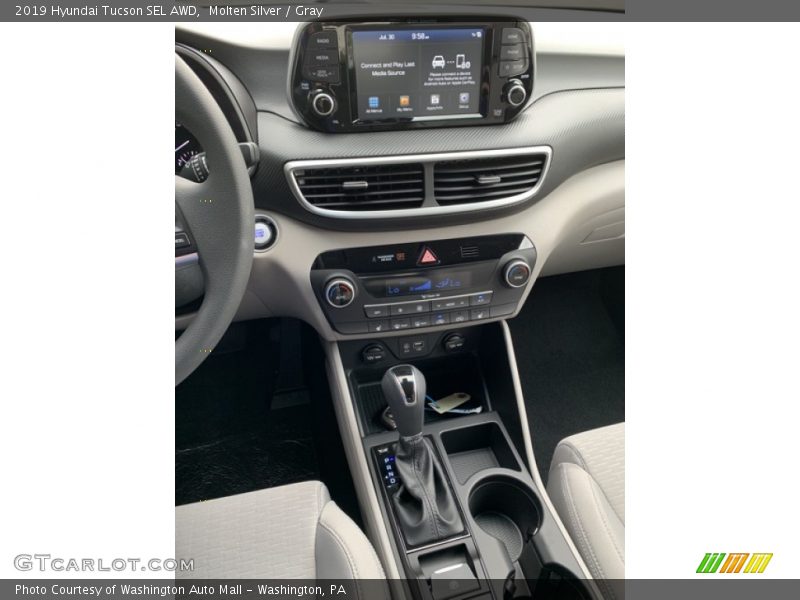 Molten Silver / Gray 2019 Hyundai Tucson SEL AWD