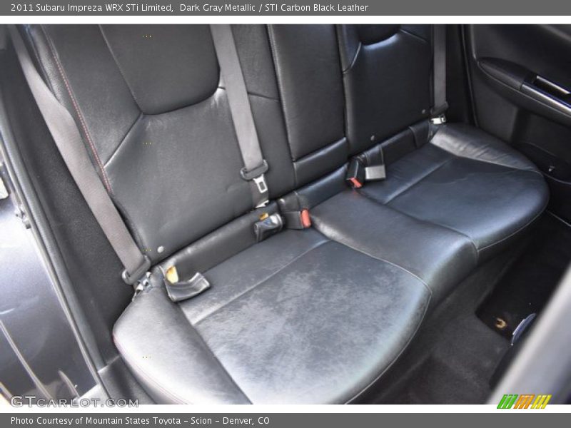 Dark Gray Metallic / STI Carbon Black Leather 2011 Subaru Impreza WRX STi Limited