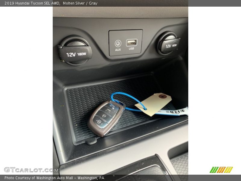 Molten Silver / Gray 2019 Hyundai Tucson SEL AWD