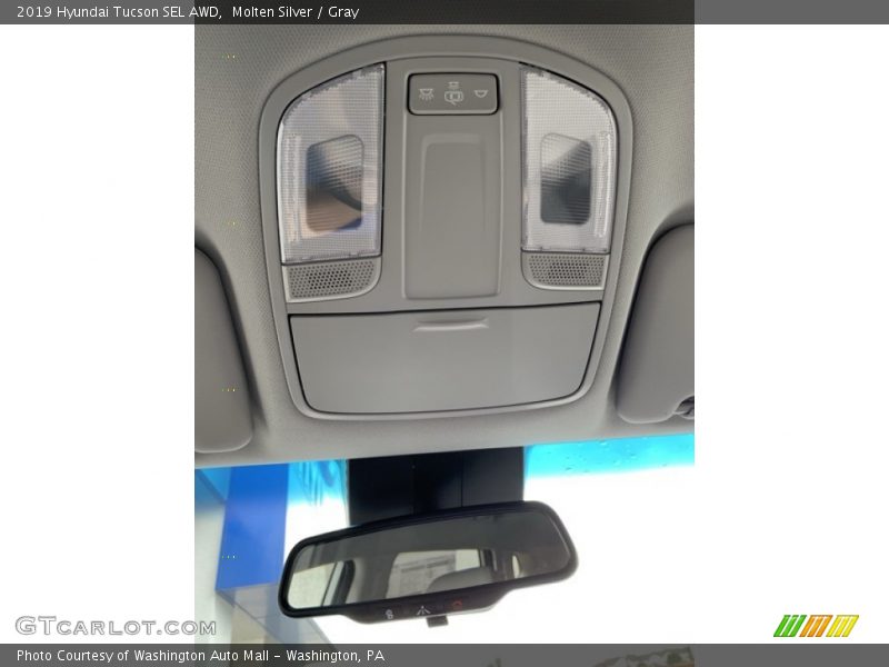 Molten Silver / Gray 2019 Hyundai Tucson SEL AWD