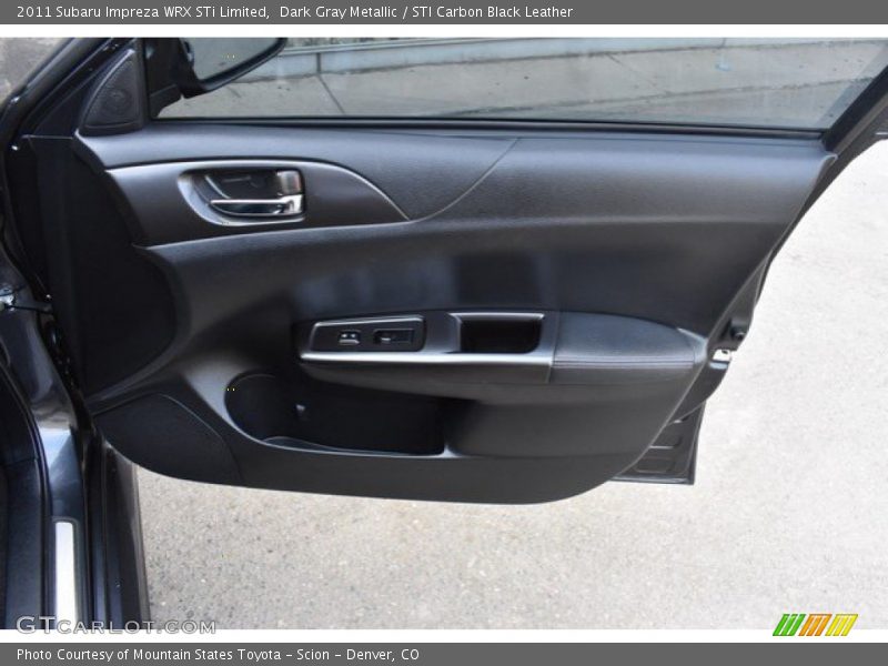 Dark Gray Metallic / STI Carbon Black Leather 2011 Subaru Impreza WRX STi Limited