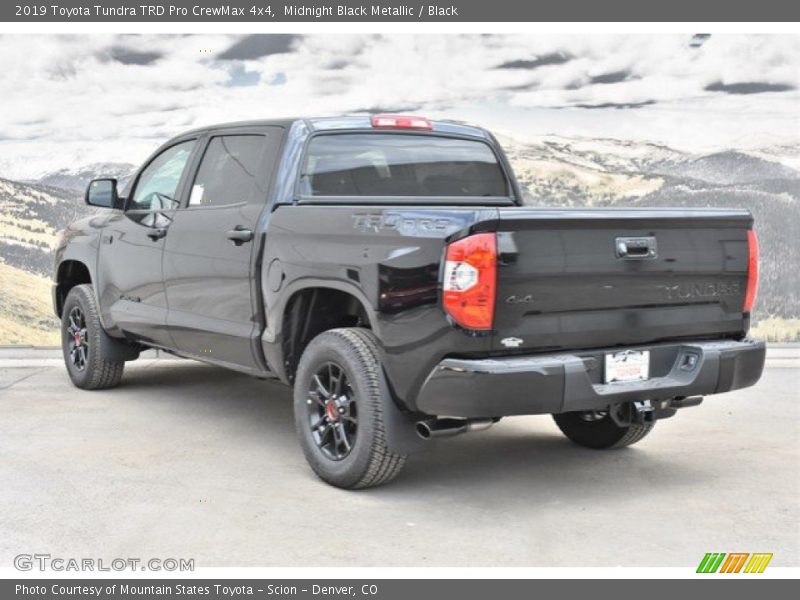 Midnight Black Metallic / Black 2019 Toyota Tundra TRD Pro CrewMax 4x4