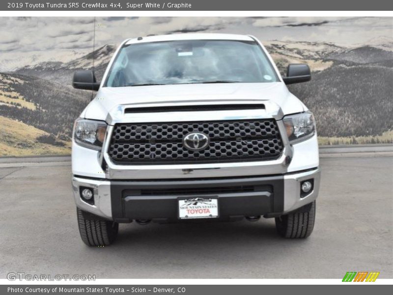 Super White / Graphite 2019 Toyota Tundra SR5 CrewMax 4x4
