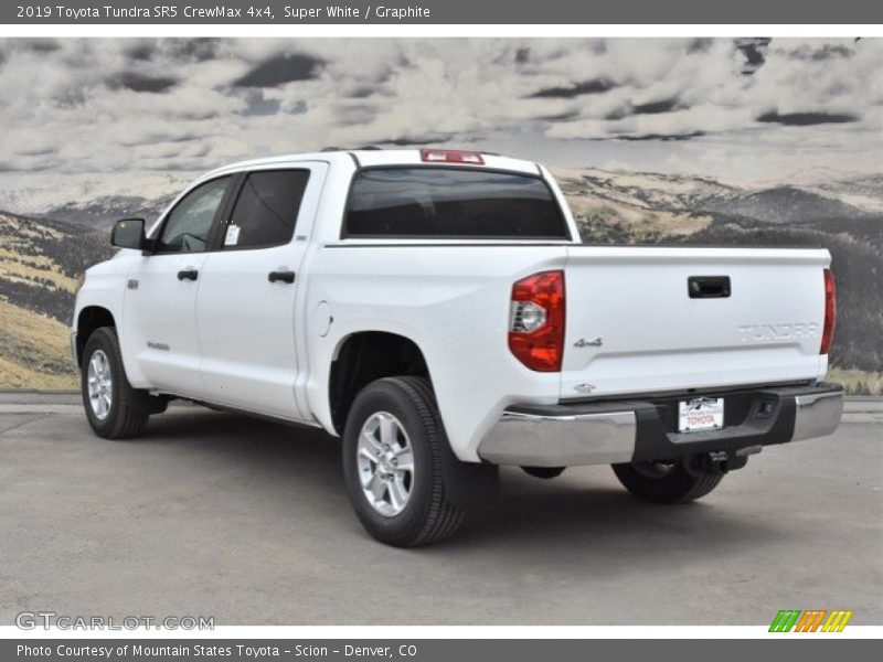 Super White / Graphite 2019 Toyota Tundra SR5 CrewMax 4x4