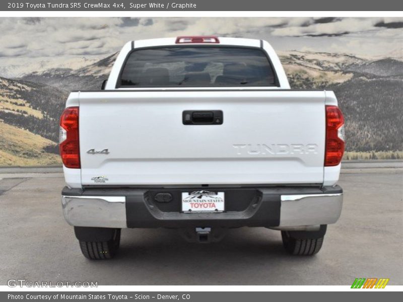 Super White / Graphite 2019 Toyota Tundra SR5 CrewMax 4x4