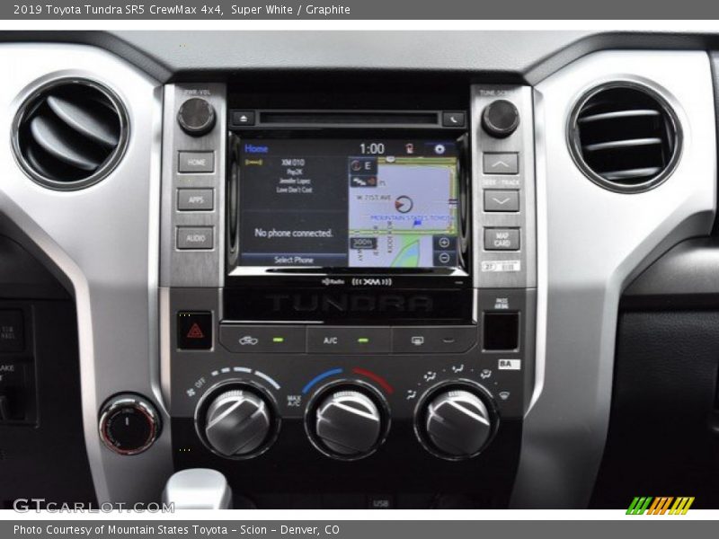 Super White / Graphite 2019 Toyota Tundra SR5 CrewMax 4x4