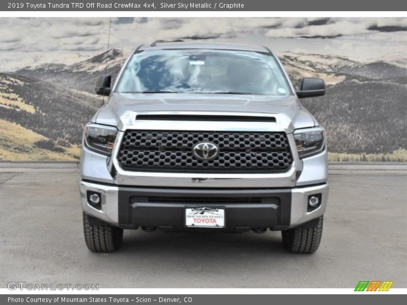 Silver Sky Metallic / Graphite 2019 Toyota Tundra TRD Off Road CrewMax 4x4