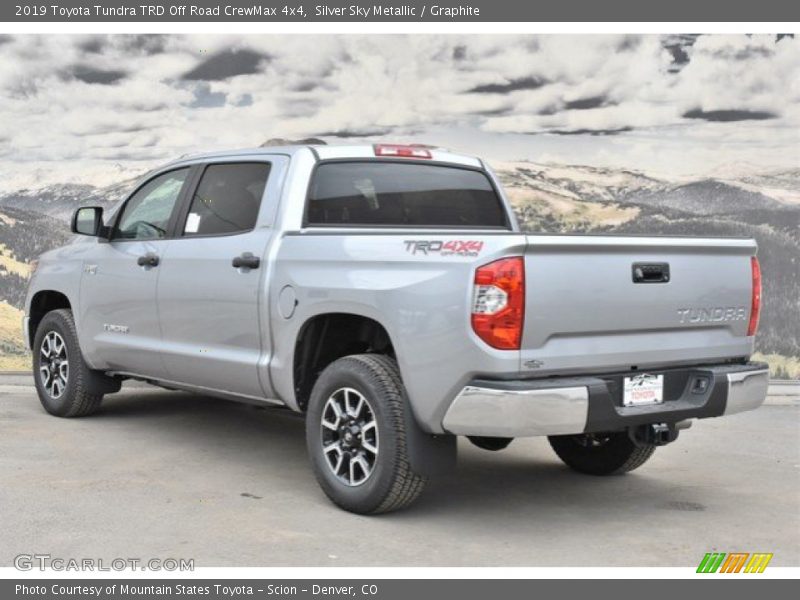 Silver Sky Metallic / Graphite 2019 Toyota Tundra TRD Off Road CrewMax 4x4