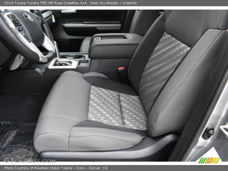 Silver Sky Metallic / Graphite 2019 Toyota Tundra TRD Off Road CrewMax 4x4