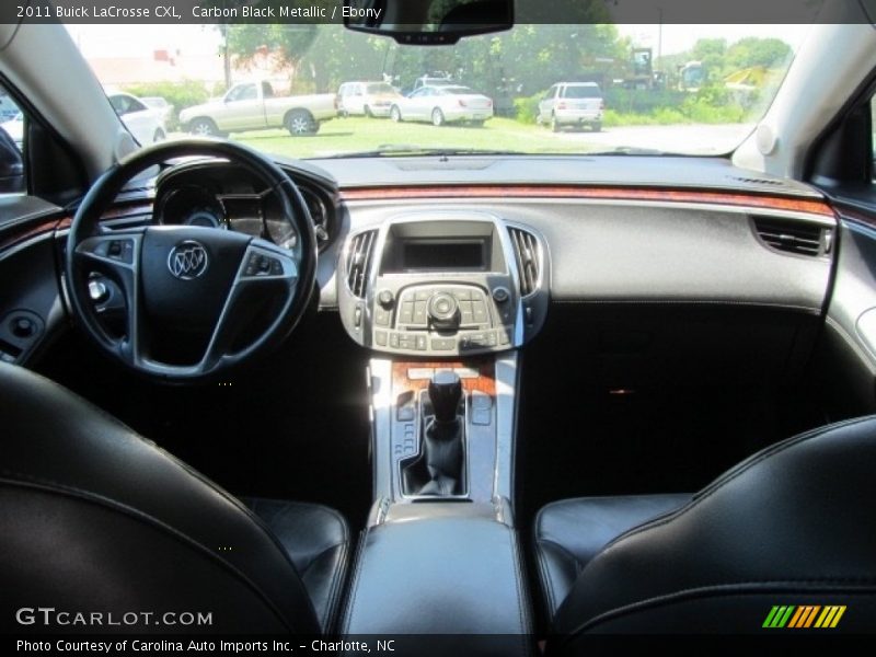 Carbon Black Metallic / Ebony 2011 Buick LaCrosse CXL