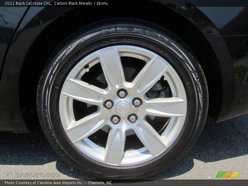 Carbon Black Metallic / Ebony 2011 Buick LaCrosse CXL