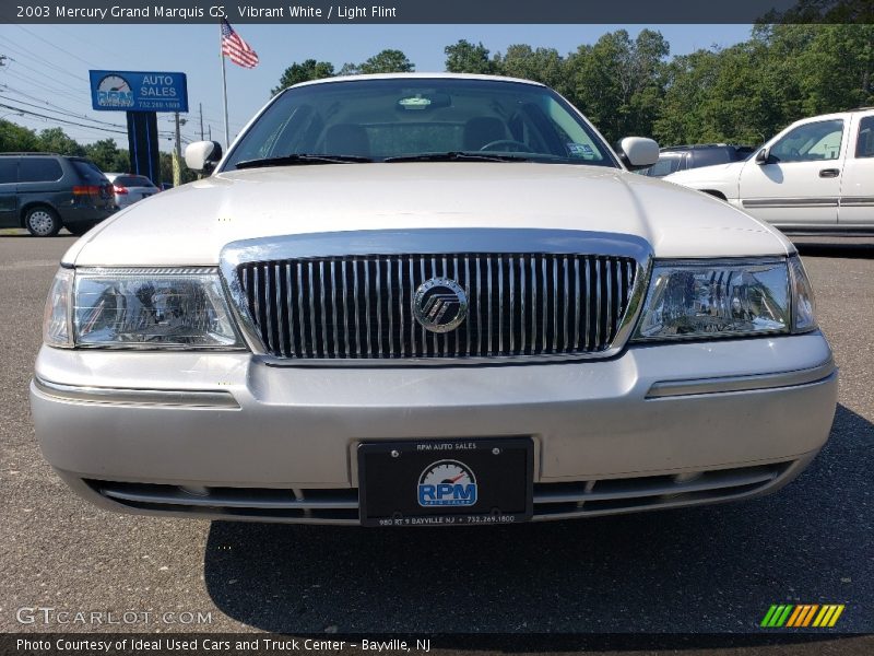 Vibrant White / Light Flint 2003 Mercury Grand Marquis GS