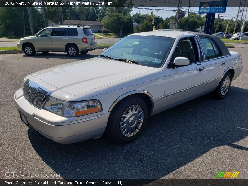 Vibrant White / Light Flint 2003 Mercury Grand Marquis GS