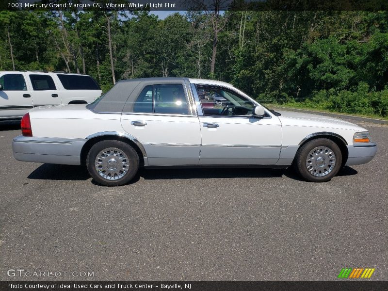 Vibrant White / Light Flint 2003 Mercury Grand Marquis GS