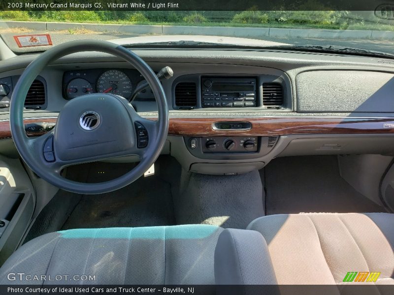 Vibrant White / Light Flint 2003 Mercury Grand Marquis GS