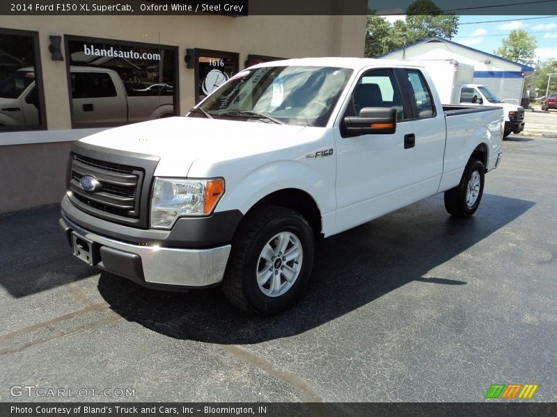 Oxford White / Steel Grey 2014 Ford F150 XL SuperCab