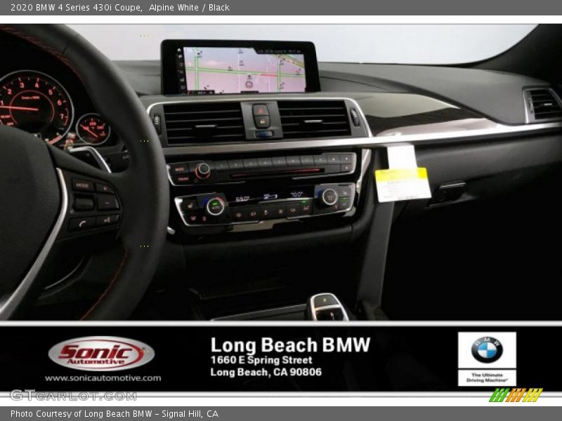 Alpine White / Black 2020 BMW 4 Series 430i Coupe