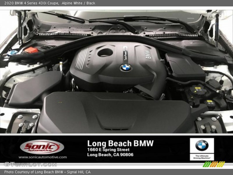 Alpine White / Black 2020 BMW 4 Series 430i Coupe