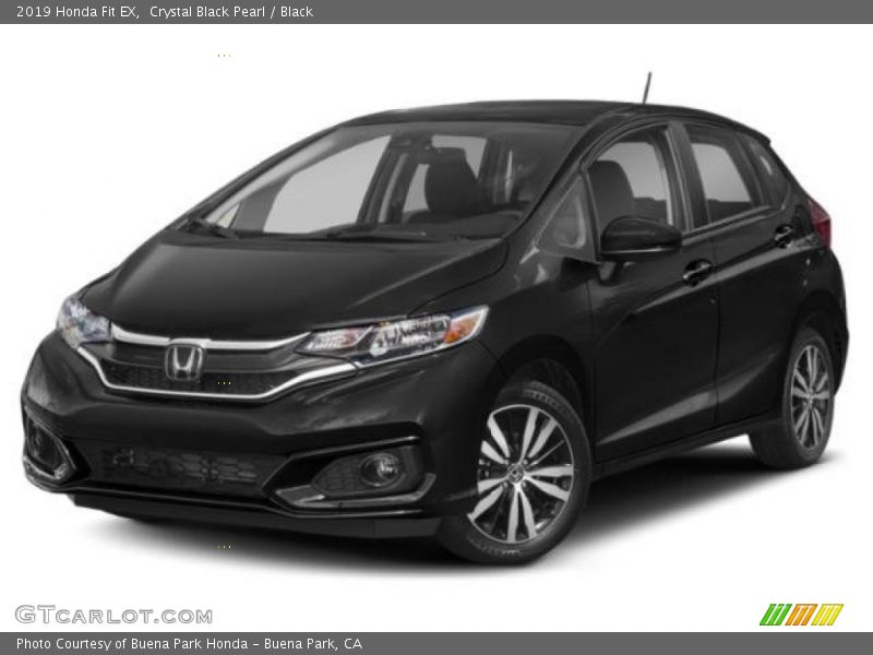 Crystal Black Pearl / Black 2019 Honda Fit EX