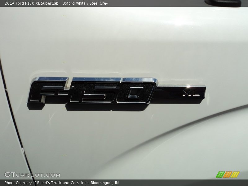 Oxford White / Steel Grey 2014 Ford F150 XL SuperCab