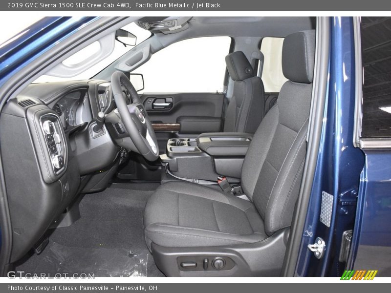Pacific Blue Metallic / Jet Black 2019 GMC Sierra 1500 SLE Crew Cab 4WD