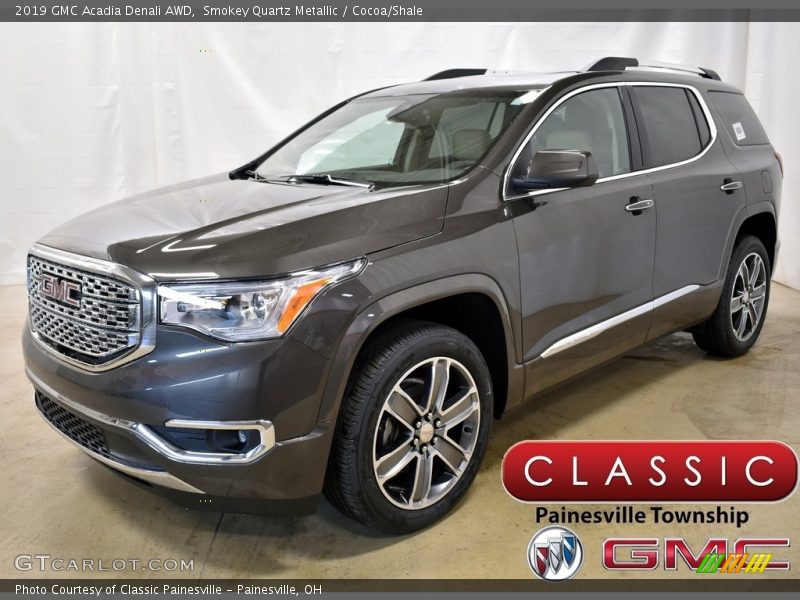 Smokey Quartz Metallic / Cocoa/Shale 2019 GMC Acadia Denali AWD