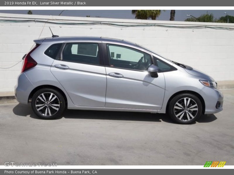 Lunar Silver Metallic / Black 2019 Honda Fit EX