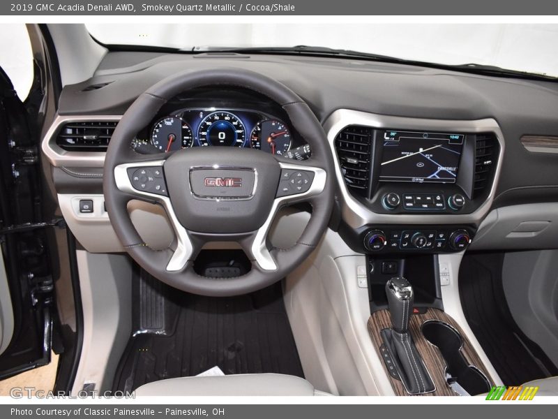 Smokey Quartz Metallic / Cocoa/Shale 2019 GMC Acadia Denali AWD