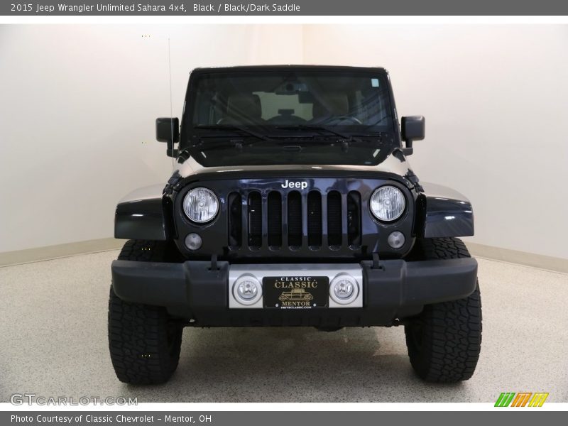 Black / Black/Dark Saddle 2015 Jeep Wrangler Unlimited Sahara 4x4