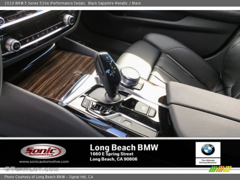 Black Sapphire Metallic / Black 2019 BMW 5 Series 530e iPerformance Sedan