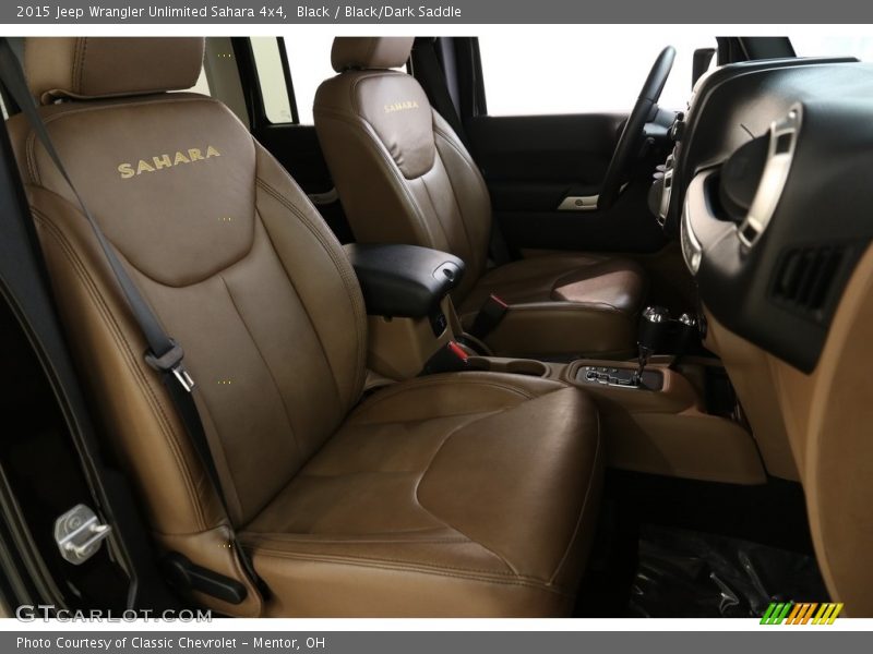 Black / Black/Dark Saddle 2015 Jeep Wrangler Unlimited Sahara 4x4