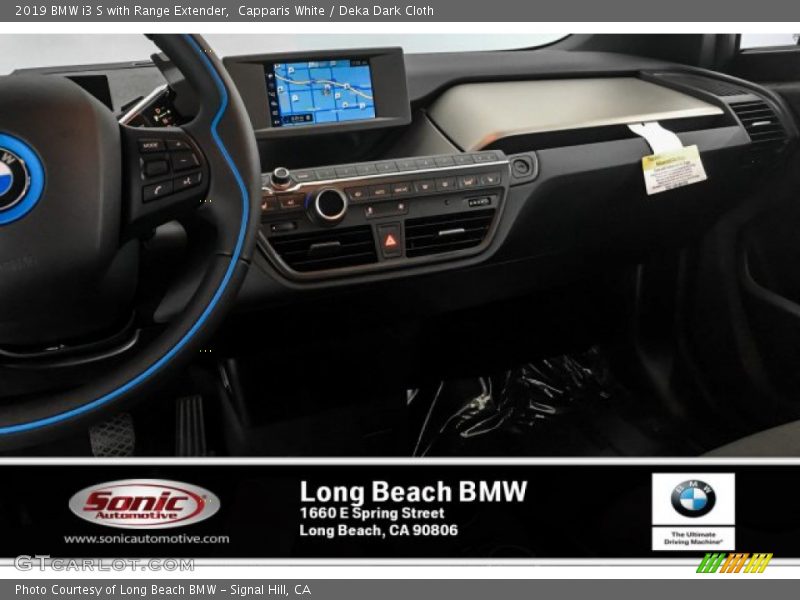 Capparis White / Deka Dark Cloth 2019 BMW i3 S with Range Extender