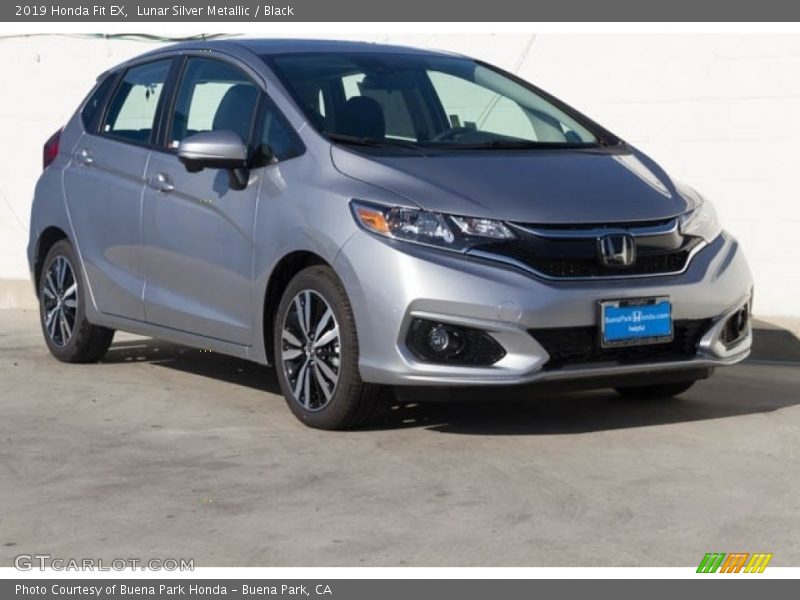 Lunar Silver Metallic / Black 2019 Honda Fit EX