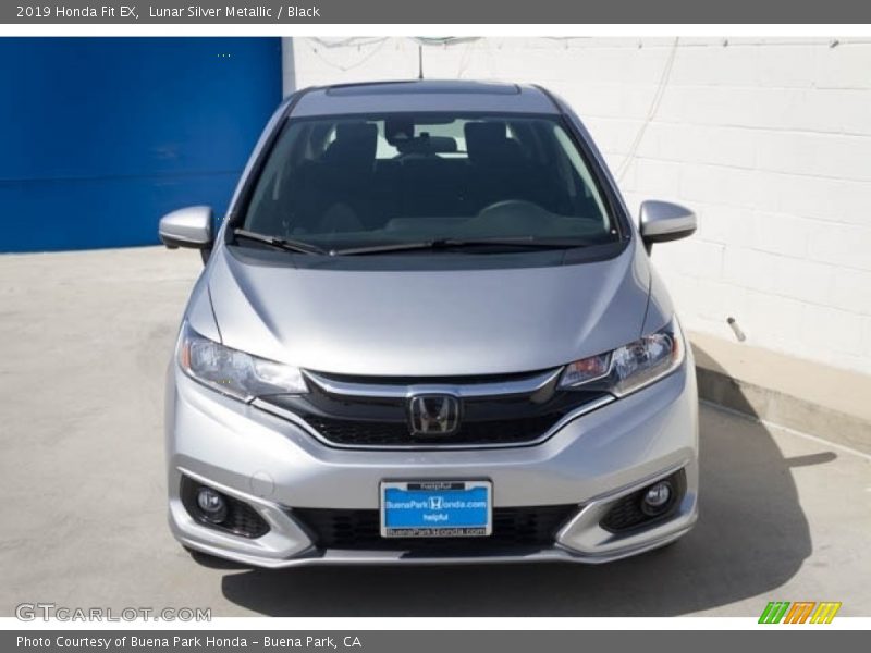 Lunar Silver Metallic / Black 2019 Honda Fit EX