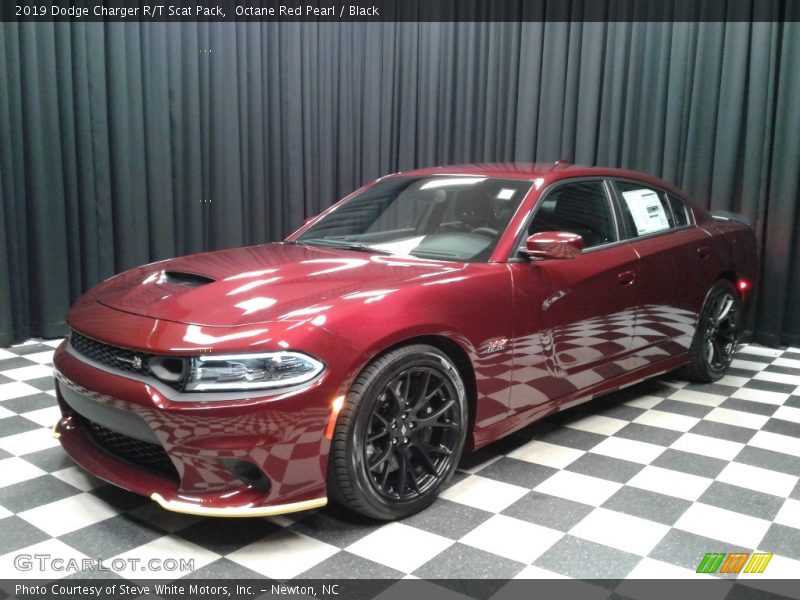 Octane Red Pearl / Black 2019 Dodge Charger R/T Scat Pack