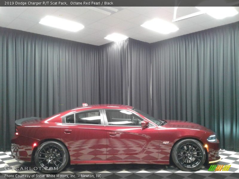 Octane Red Pearl / Black 2019 Dodge Charger R/T Scat Pack