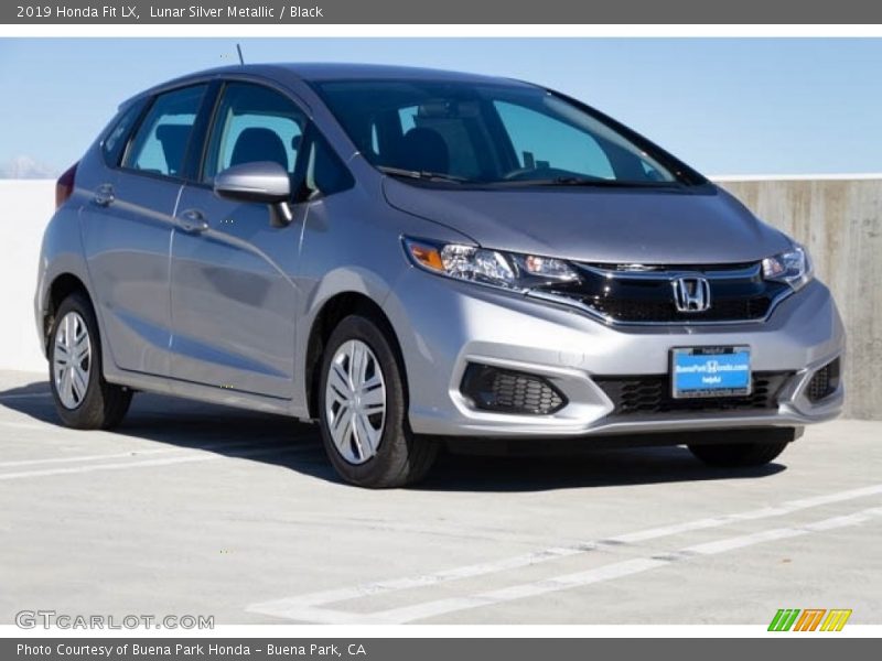 Lunar Silver Metallic / Black 2019 Honda Fit LX