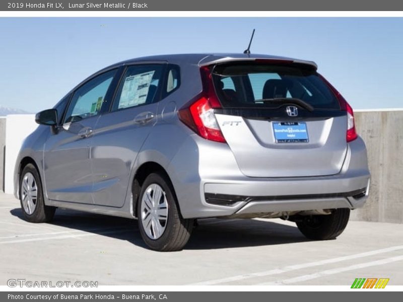 Lunar Silver Metallic / Black 2019 Honda Fit LX