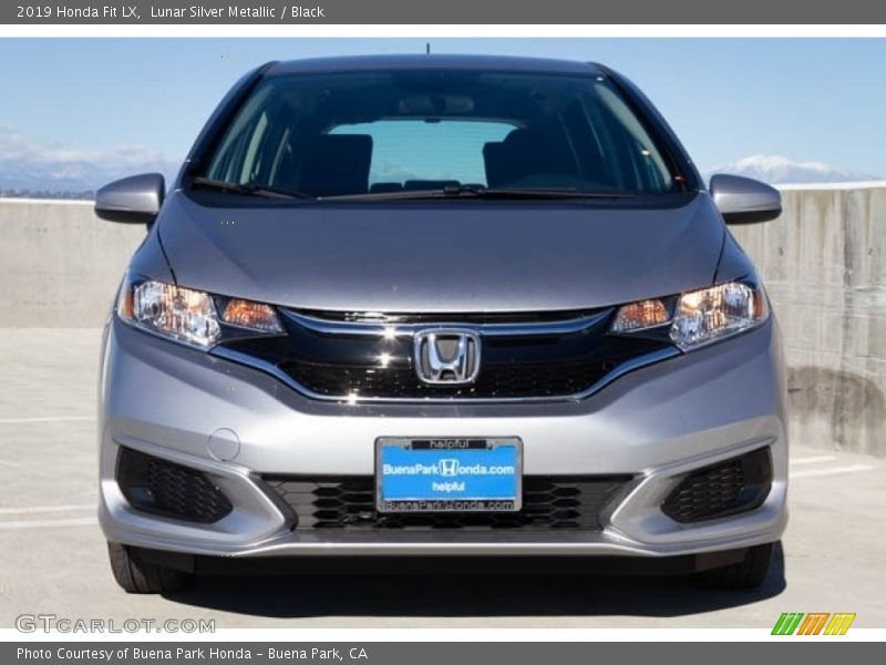 Lunar Silver Metallic / Black 2019 Honda Fit LX