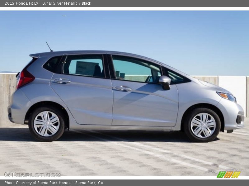 Lunar Silver Metallic / Black 2019 Honda Fit LX
